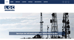 Desktop Screenshot of lgcengenharia.com.br