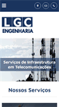 Mobile Screenshot of lgcengenharia.com.br